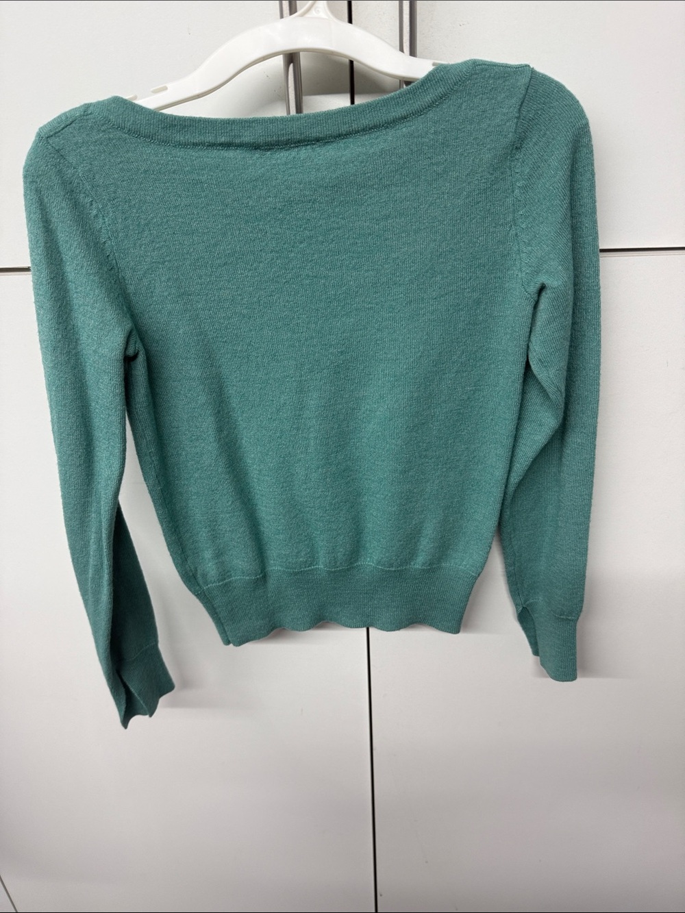 The Limited Seafoam Scoop Neck Lightweight Sweater - Picture 4 of 4